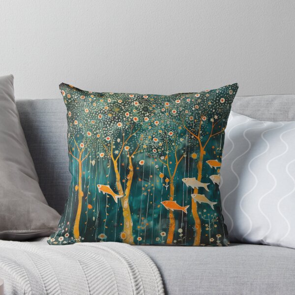 Item preview, A fish swimming in a forest of trees (E 6/10) designed and sold by uone.