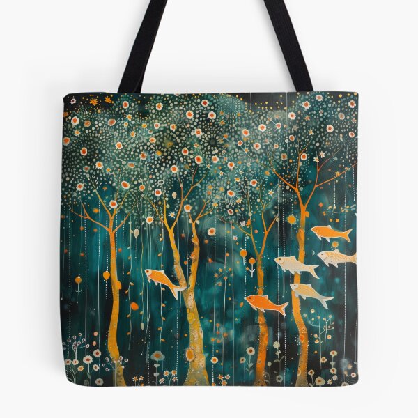 Item preview, A fish swimming in a forest of trees (E 6/10) designed and sold by uone.