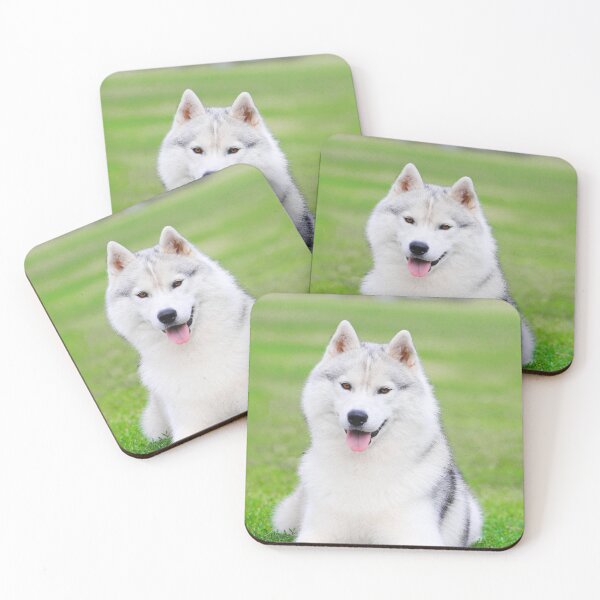 Item preview, Adorable White Siberian Husky Dog designed and sold by VanGaldo.