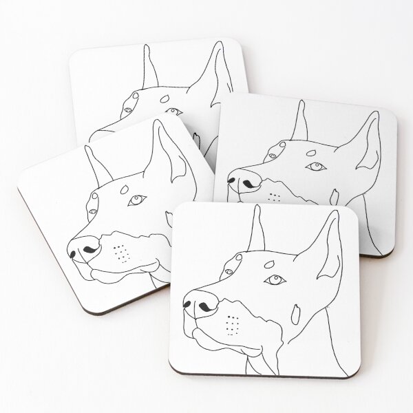 Item preview, Dobe Line Art designed and sold by HoovesandPawsAu.