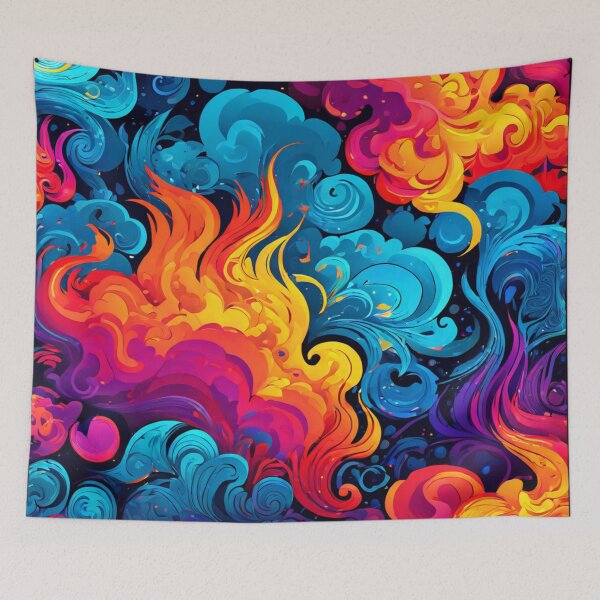 Item preview, Psychedelic Abstract Digital Pattern. designed and sold by Uday24.