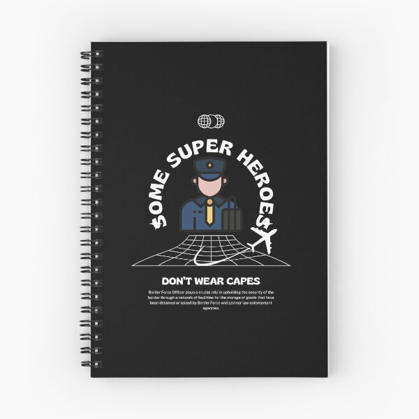 Item preview, Border force officer super heroes designed and sold by santoshputhran.