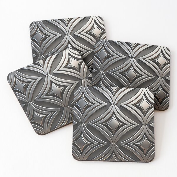 Item preview, silver art deco design 036 designed and sold by fleesphotos.