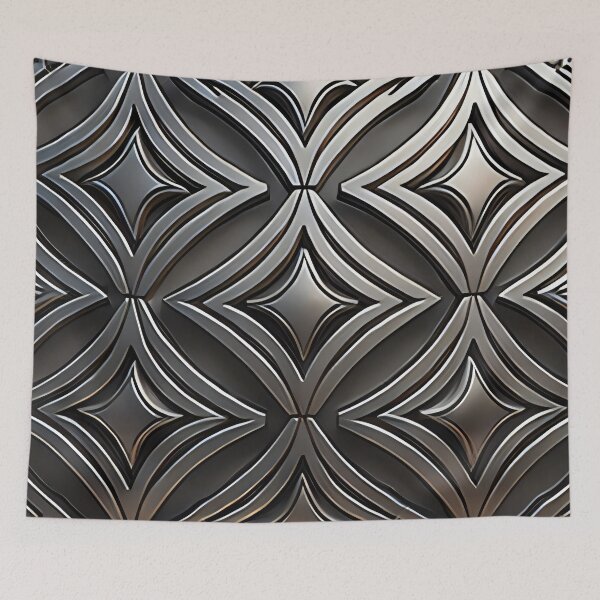 Item preview, silver art deco design 036 designed and sold by fleesphotos.
