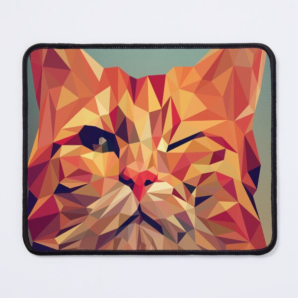 Item preview, geometric cat designed and sold by jsebouvi.
