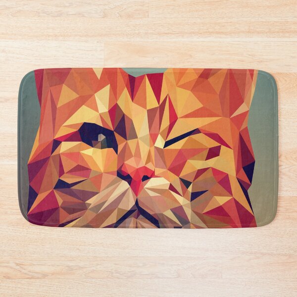 Item preview, geometric cat designed and sold by jsebouvi.