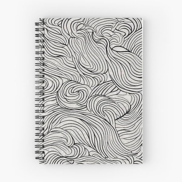 Item preview, Black and White Contour Lines designed and sold by ComicJo.