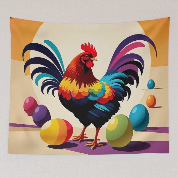 Item preview, A Symphony of Colors: The Enchanting Easter Egger Egg designed and sold by ShopieHome.