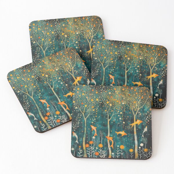 Item preview, A fish swimming in a forest of trees (E 8/10) designed and sold by uone.