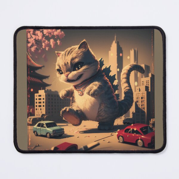 Item preview, Cute Fluffy Giant Monster Catzilla Cat Lover designed and sold by xodom953.