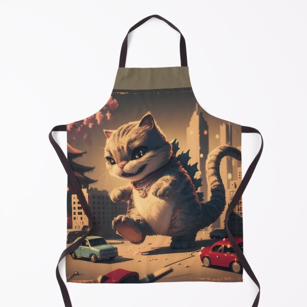 Item preview, Cute Fluffy Giant Monster Catzilla Cat Lover designed and sold by xodom953.