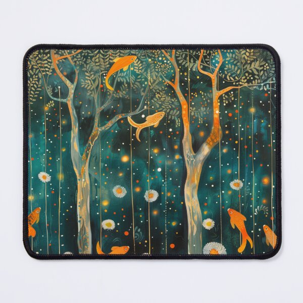 Item preview, A fish swimming in a forest of trees (E 9/10) designed and sold by uone.