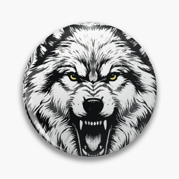 Item preview, Celtic Wolves Shield designed and sold by Loveanddraw.