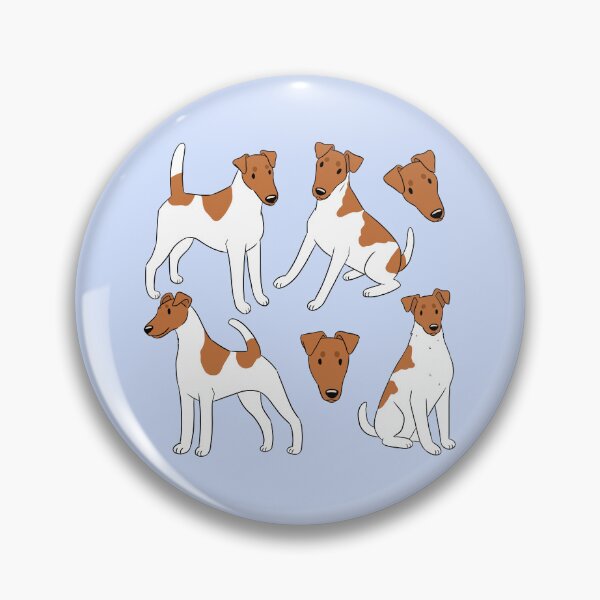 Item preview, Smooth fox terrier dog pattern  designed and sold by Yaragold.