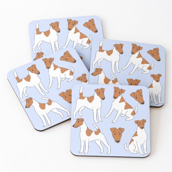 Item preview, Smooth fox terrier dog pattern  designed and sold by Yaragold.
