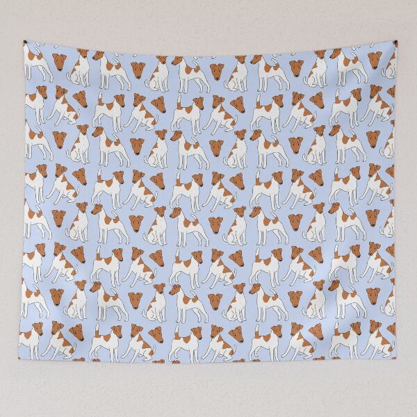 Item preview, Smooth fox terrier dog pattern  designed and sold by Yaragold.