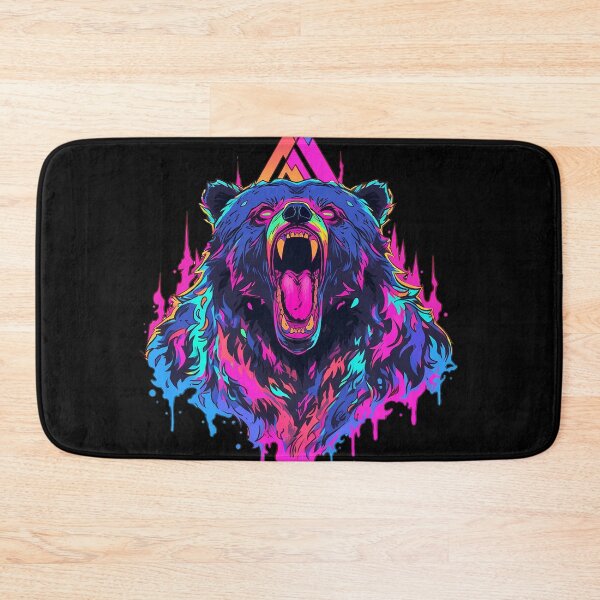 Item preview, bear face wild animal designed and sold by skateras.