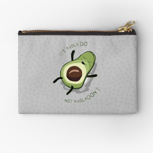 POSITIVITY AVOCADO Zipper Pouch