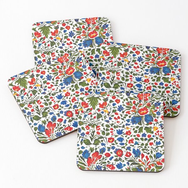 Item preview, Slavic pattern Colorful Flowers Folk  designed and sold by CyberArtistOne.