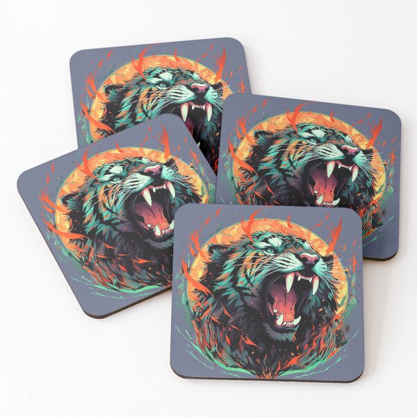 Item preview, wild tiger animal designed and sold by skateras.