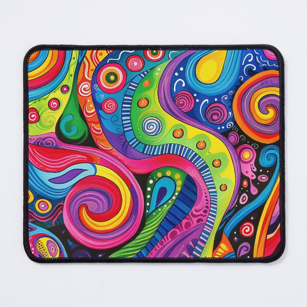 Item preview, Abstract colorful flowers designed and sold by FlowersColorful.