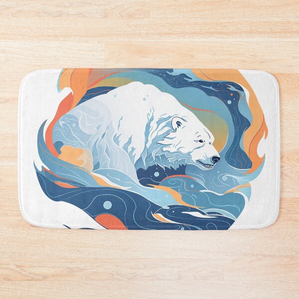 Item preview, polar bear antarctica designed and sold by skateras.