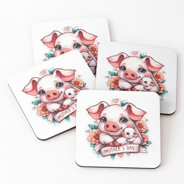 Item preview, Mothers Day Animals Sticker  Pig  designed and sold by Expressions-Sel.