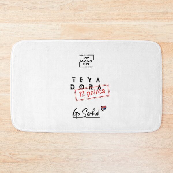 Item preview, ESC. EUROVISION 2024. EUROPE. AUSTRALIA. SERBIA. 12 POINTS, TEYA DORA designed and sold by CreativeBizarre.