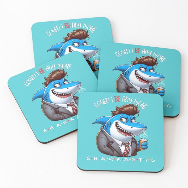 Item preview, Could I Be Any More Sharkastic Funny Cartoon Sarcastic Shark designed and sold by André Botes.