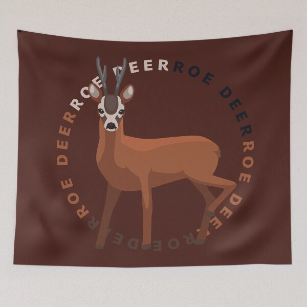 Item preview, Roe Deer Side Walking Name designed and sold by SUPERHERON.