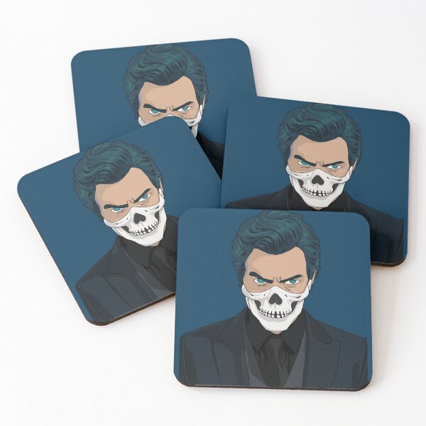 Item preview, Suited man in a skull mask designed and sold by GraveyardKingz.