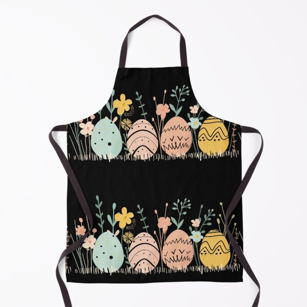 Item preview, Easter eggs and flowers pattern designed and sold by Szkicerka.