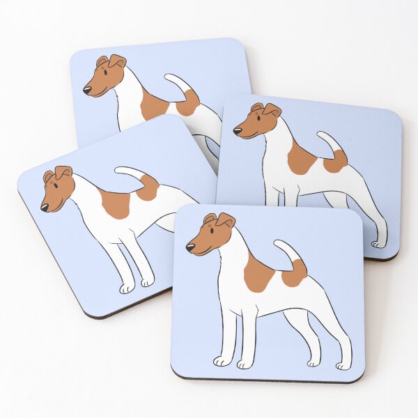 Item preview, Smooth fox terrier dog art designed and sold by Yaragold.