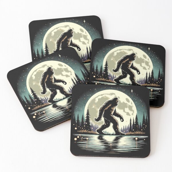Item preview, Moon Bigfoot Sasquatch Cool Bigfoot designed and sold by KsuAnn.
