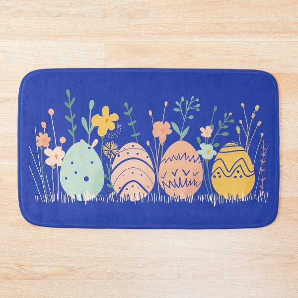 Item preview, Easter eggs and flowers pattern designed and sold by Szkicerka.