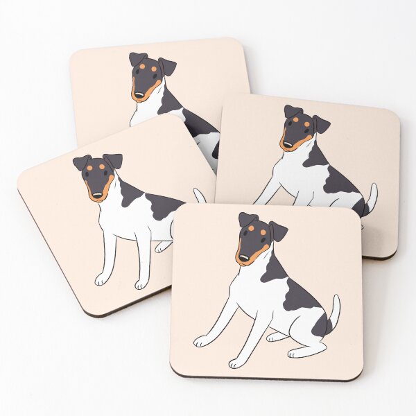 Item preview, Smooth fox terrier dog art designed and sold by Yaragold.