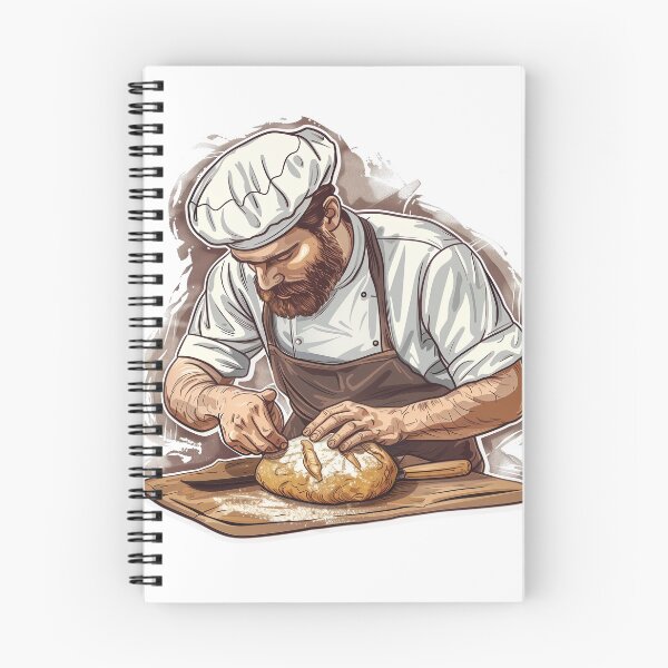 Item preview, El maestro panadero en el trabajo designed and sold by Liseri.