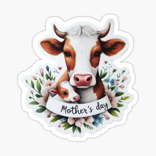 Hereford Cow: One Tough Momma: Mother's Day Mug, Zazzle