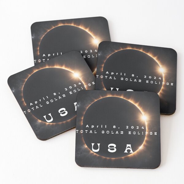Item preview, April 8 2024 Total Solar Eclipse USA designed and sold by VisionLeeStudio.