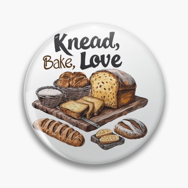 Item preview, Knead, Bake, Love - The Baker's Mantra designed and sold by Liseri.