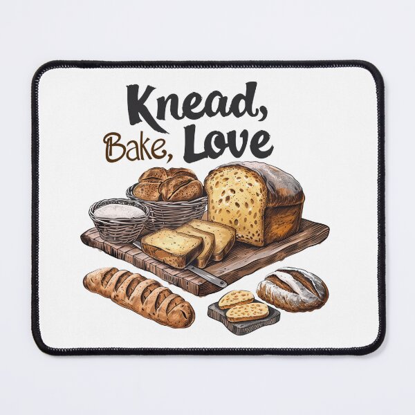Item preview, Knead, Bake, Love - The Baker's Mantra designed and sold by Liseri.