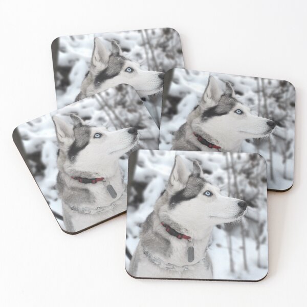 Item preview, Siberian Husky Dog Exploring the Snow designed and sold by VanGaldo.