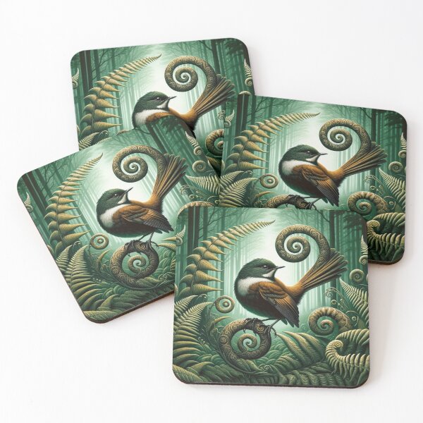 Item preview, Fantail Punga Kiwiana designed and sold by KapaiKiwi.