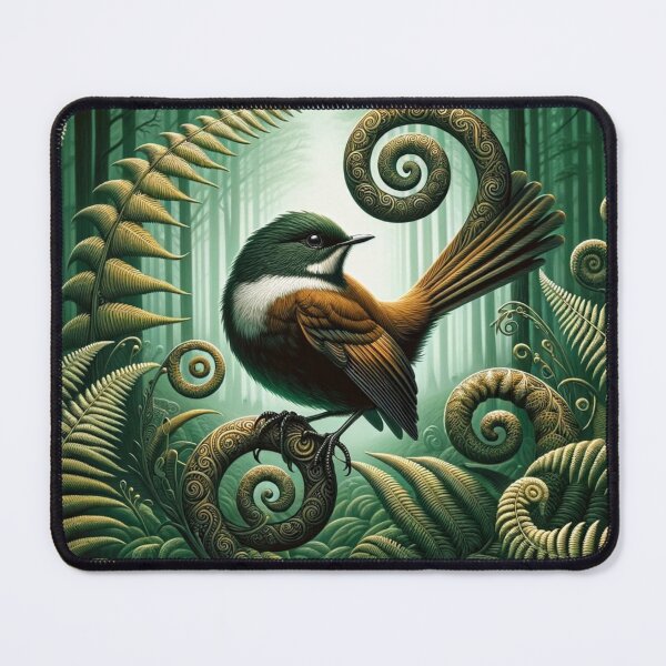 Item preview, Fantail Punga Kiwiana designed and sold by KapaiKiwi.