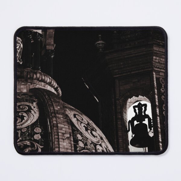 Item preview, Chapel el Carmen Bell Tower Black and White Vertical designed and sold by eddiebarronshop.