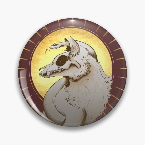 Item preview, Wolf and snake with golden halo designed and sold by NeeksCreations.