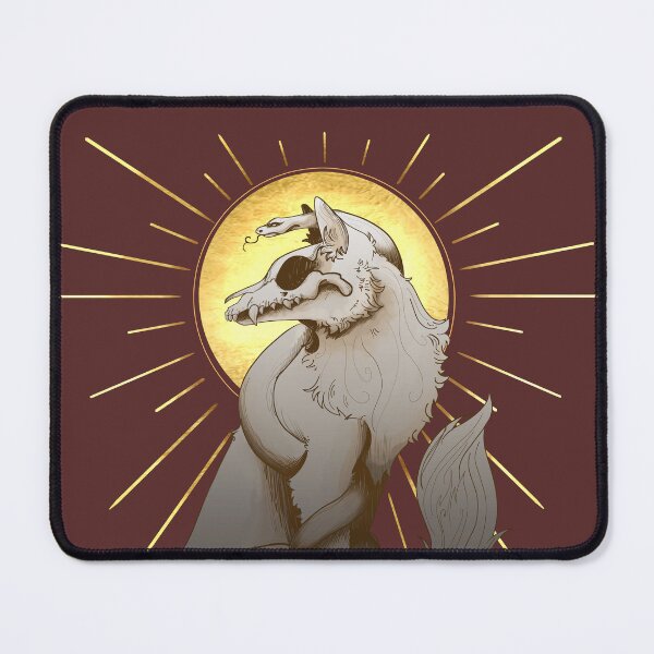 Item preview, Wolf and snake with golden halo designed and sold by NeeksCreations.