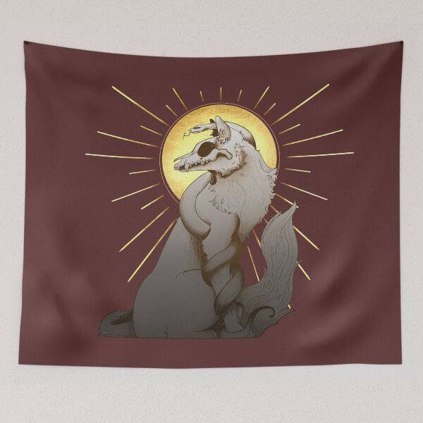 Item preview, Wolf and snake with golden halo designed and sold by NeeksCreations.