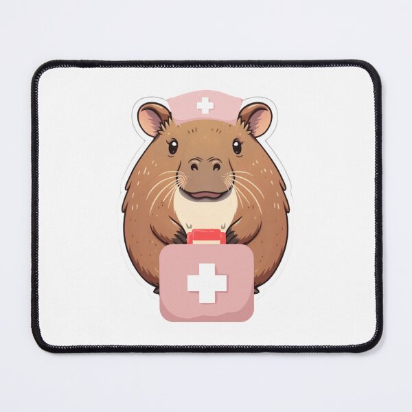 Item preview, Doctor Nurse Capybara designed and sold by waveAFY.