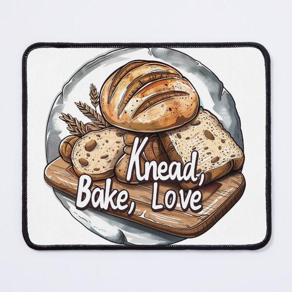 Item preview, Knead, Bake, Love - The Artisan's Emblem designed and sold by Liseri.